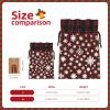 POEZJZW Snowflake Drawstring Gift Bags view 3