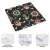 QUEWIQR 4-Piece Hanging Hand Towels with Skull and Pirate Anchor Patterns view 4
