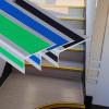 GFYHTN PVC Stair Edge Protector 100 cm, Easy-to-Cut Self-Adhesive Angle Profile, Anti-Slip, for Indoor/Outdoor Use (Black Gray, 1.5 m x 2 pcs) view 1