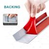GFYHTN PVC Stair Edge Protector 100 cm, Easy-to-Cut Self-Adhesive Angle Profile, Anti-Slip, for Indoor/Outdoor Use (Black Gray, 1.5 m x 2 pcs) view 4