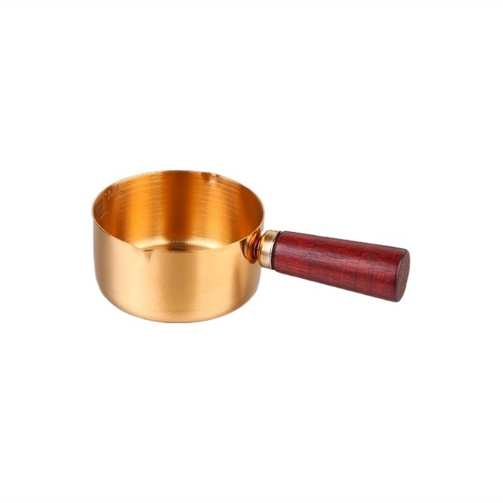 Jian1004 Stainless Steel Gravy Boat with Lid, Medium
