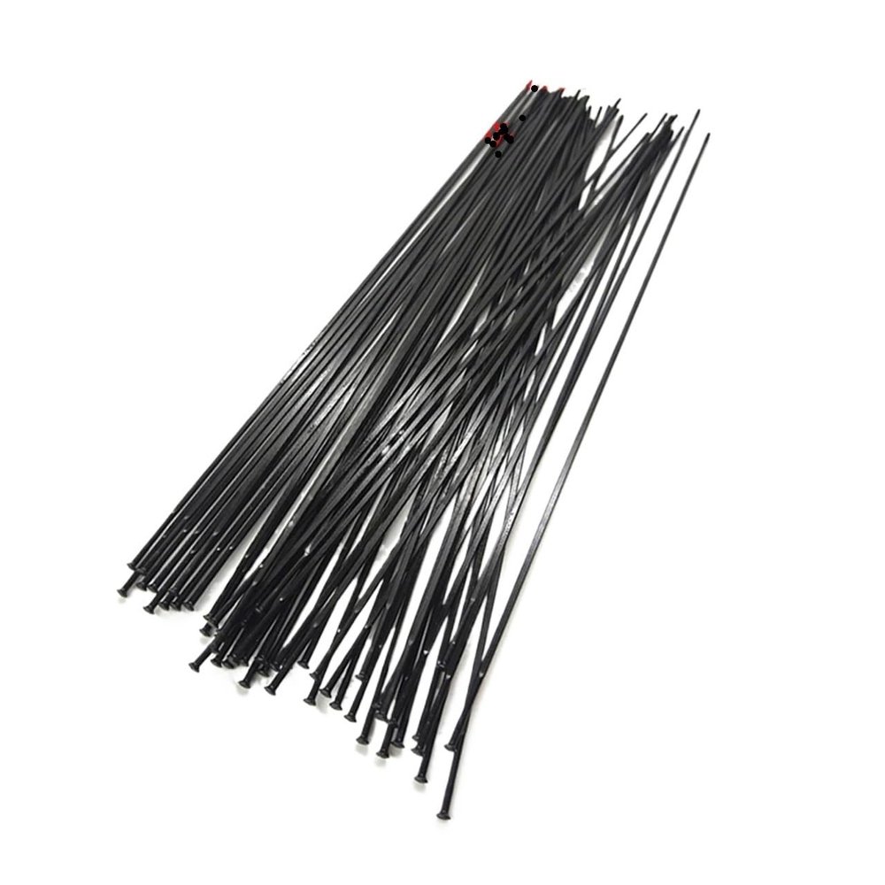 ZGYOZMNG Bicycle Spokes, 12 Pieces, Pillar Straight-Pull Stainless Steel Spokes, 14G, 2.0 mm, 278 mm