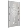 Juroupi Corten Steel Garden Gate, 105 x 180 cm, Tree Design view 3