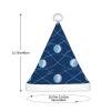 ZHONGSK Blue Volleyball Santa Hat for Adults view 3