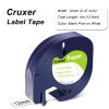 Cruxer 20-Pack Compatible Label Tape for DYMO LetraTag, Black on White, 12 mm x 4 m view 2