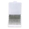 MOZUO 100-Piece Rubber Grinding and Polishing Bit Set with Storage Box, Various Sizes, for Metal and Glass view 1