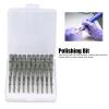 MOZUO 100-Piece Rubber Grinding and Polishing Bit Set with Storage Box, Various Sizes, for Metal and Glass view 2