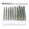 MOZUO 100-Piece Rubber Grinding and Polishing Bit Set with Storage Box, Various Sizes, for Metal and Glass view 3