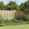 Home Garden Chain-Link Fence with Ground Spike Anchors, Green, 1 x 25 m view 1