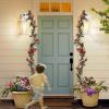 Holly Garland Realistic Pinecone Christmas Garland view 3