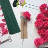 100 Green Floral Wires, 2 mm x 30 cm view 4