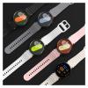 Generic Compatible Silicone Sport Band for Galaxy Watch 7, FE, 5 Pro, 6, and 4 Classic, 44 mm/40 mm, Dark Green view 3