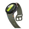 Generic Compatible Silicone Sport Band for Galaxy Watch 7, FE, 5 Pro, 6, and 4 Classic, 44 mm/40 mm, Dark Green view 4