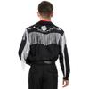 Coseaon Cowboy Costume for Men, Adult Cosplay Outfit with Shirt, Tie and Belt, Halloween Carnival Suit, Black, 3XL view 4