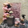Pink Shimmer Sequin Backdrop, 24 Panels, 1.8 x 1.2 m view 2