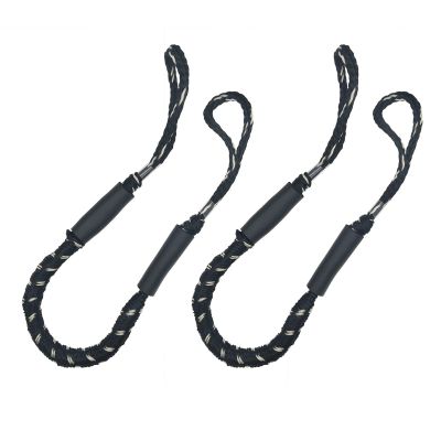Mooring Rope for Boats, 2-Pack Bungee Dock Lines