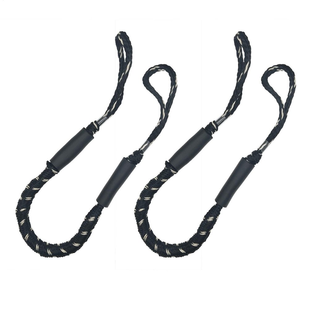 Mooring Rope for Boats, 2-Pack Bungee Dock Lines
