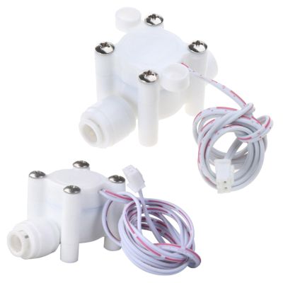 Liquid Water Flow Meter, 6.35 mm, Plastic, 300 mL/min