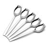 CIYODO 304 Stainless Steel Salad Serving Spoons with Long Handles, 6-Piece, Silver view 1