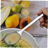 CIYODO 304 Stainless Steel Salad Serving Spoons with Long Handles, 6-Piece, Silver view 2