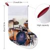 HKMNTGD Personalized Christmas Stocking, Jazz Drum Print, 41.9 cm, for Family, Holidays, Christmas Parties and Décor (1 Pc) view 2