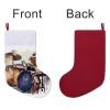 HKMNTGD Personalized Christmas Stocking, Jazz Drum Print, 41.9 cm, for Family, Holidays, Christmas Parties and Décor (1 Pc) view 3