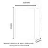 Stainless Steel Recessed Shower Niche 32 x 32 x 12.5 cm view 2