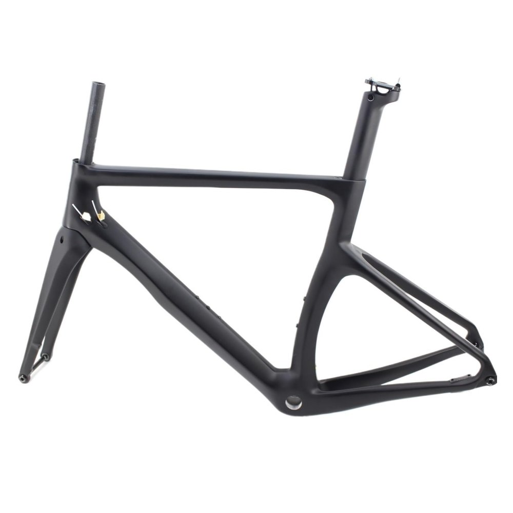 DUOCAI NK1K 700C Full-Carbon Disc Brake Road Bike Frame Set, Gloss, Size L