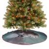 Rustic Hippo Print Christmas Tree Skirt view 4
