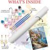 LUOLYYEI Paint by Numbers Kit for Adults and Children, Sailboat Landscape, DIY Acrylic Painting, 40 x 50 cm, 0–6 view 3