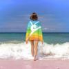 Leichong Microfiber Ballet Girl Beach Towel, 3D Ombre Pastel, 90 x 180 cm view 2
