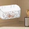 Wooden Garlic Storage Basket for Kitchen Counter view 3