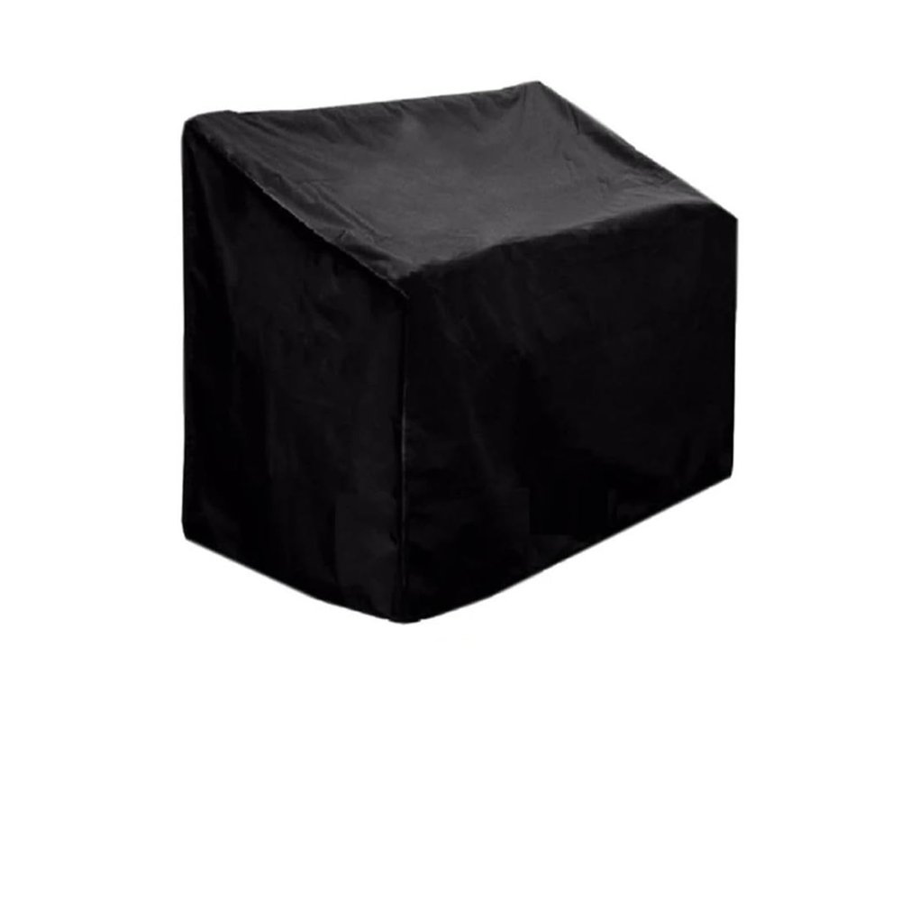 SHOUXI Outdoor Furniture Cover, Waterproof and Dustproof, Black, 3-Seat, 162 x 66 x 89 cm