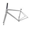 DUOCAI Ultralight 790 g 700C Road Bike UD Full-Carbon Thru-Axle Disc Brake Frame (White Gloss YS9070, 54 cm) view 3