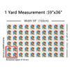 Loussiesd Colorful Soccer Fabric, 460 x 150 cm, Sports-Themed Upholstery Fabric by the Yard view 2