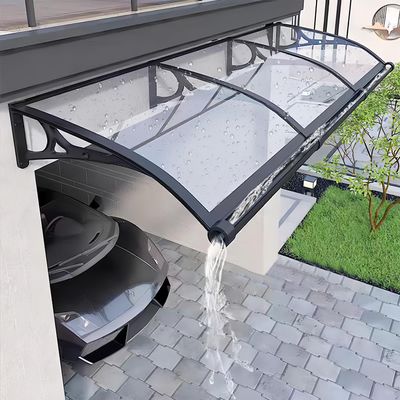 Transparent Aluminum Alloy Door Canopy, 60 x 420 cm