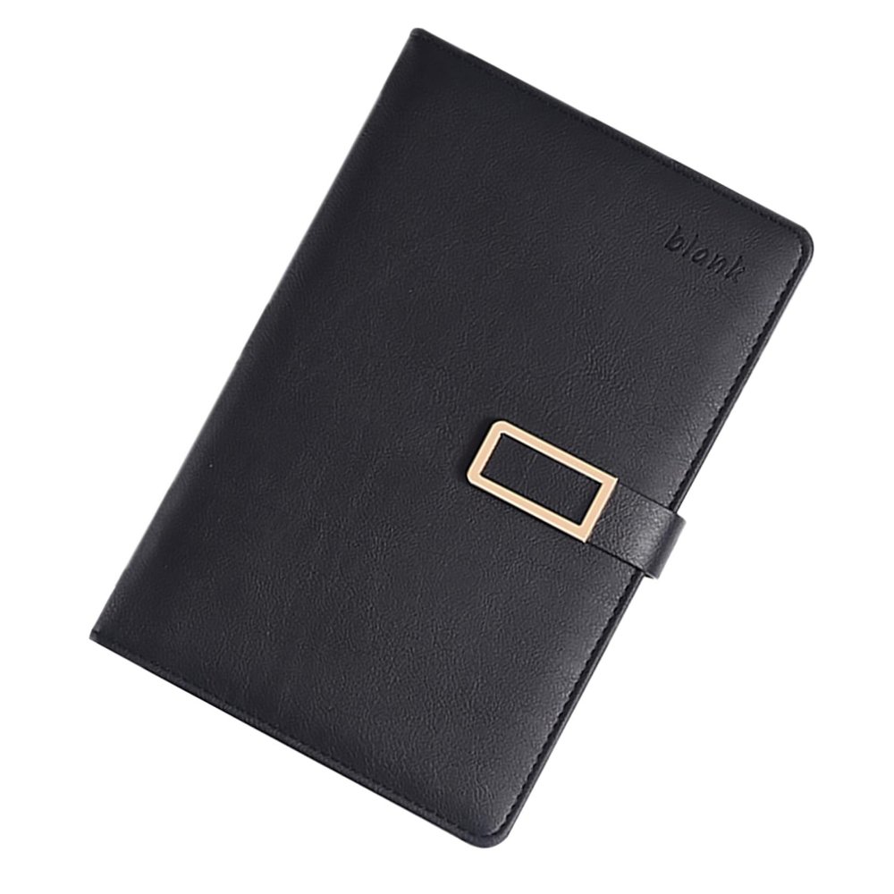 SHOWERORO 1-Piece Retro Reusable Lined Notebook for Business and Study