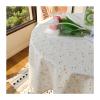 Cotton and Linen Tablecloth with Tassels, Multicolored, 60 × 90 cm view 1
