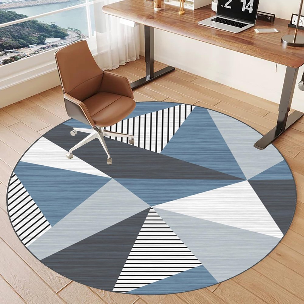 Round Office Chair Floor Mat, 100 cm