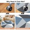 Round Office Chair Floor Mat, 100 cm view 4