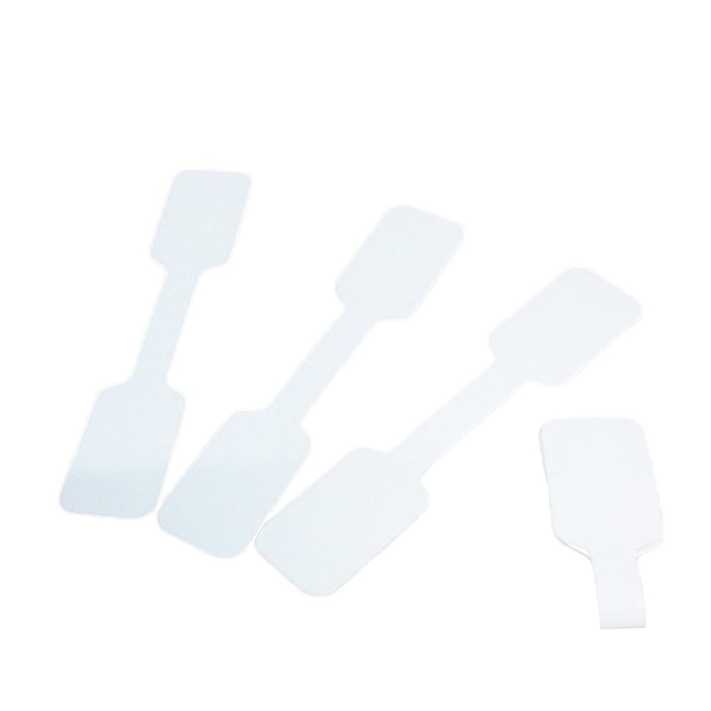 OFFSCH 90-Piece Blank White Paper Jewelry Price Tags, Ring Stickers and Removable Hang Tags