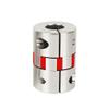 8mm to 15mm Flexible Shaft Coupling, 30mm Diameter, 35mm Length, Aluminum Motor Connector view 1