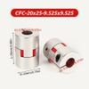 9.525 mm to 9.525 mm Flexible Shaft Coupling, 20 mm Diameter, 25 mm Length view 2