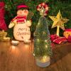Tabletop Christmas Trees with Lights, Mini LED Trees, 3-Pack, Warm Light view 3