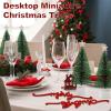 Tabletop Christmas Trees with Lights, Mini LED Trees, 3-Pack, Warm Light view 4