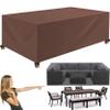 XUEQXUE Brown Garden Furniture Cover, 180 x 80 x 75 cm view 1
