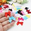 QAUUCP 50/100/200-Piece Satin Ribbon Bows, 25 mm, Light Yellow, 200 Pieces view 3