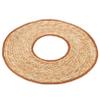 Wheat Straw Sun Visor, 48 cm, 1 Pc, for Safety Helmets view 1