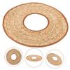 Wheat Straw Sun Visor, 48 cm, 1 Pc, for Safety Helmets view 3