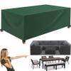 XUEQXUE Garden Furniture Cover 220 x 70 x 65 cm, Green view 1